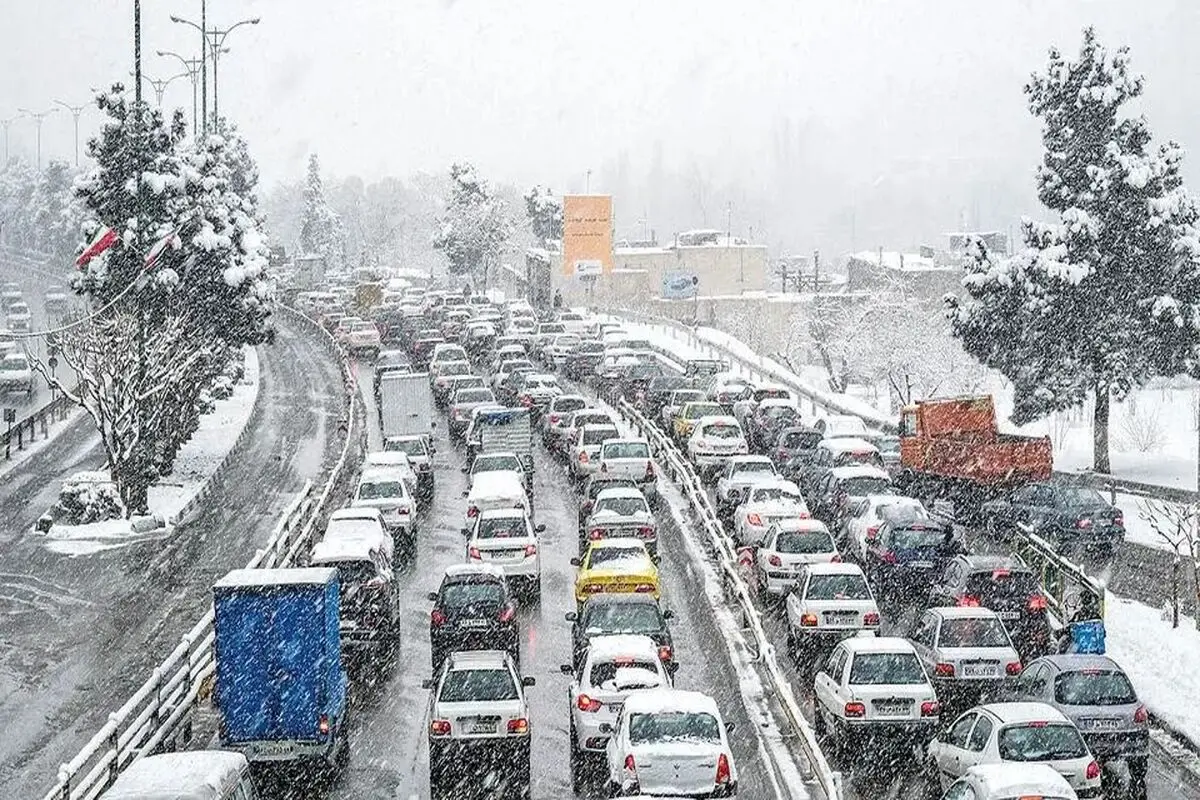 برف و کولاک در ۹ استان کشور