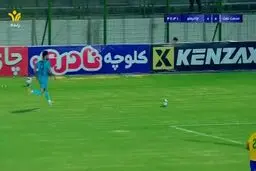گل اول چادرملو به صنعت نفت آبادان+ ویدئو