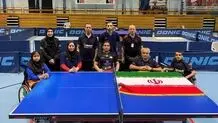 ۶ مدال نمایندگان پارا تنیس روی‌میز در پیکارهای آزاد جهانی

