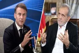 گفتگوی پزشکیان با رئیس جمهوری فرانسه