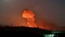 صدای انفجار شدید در حلب سوریه