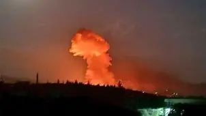 صدای انفجار شدید در حلب سوریه