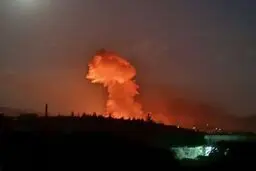 صدای انفجار شدید در حلب سوریه