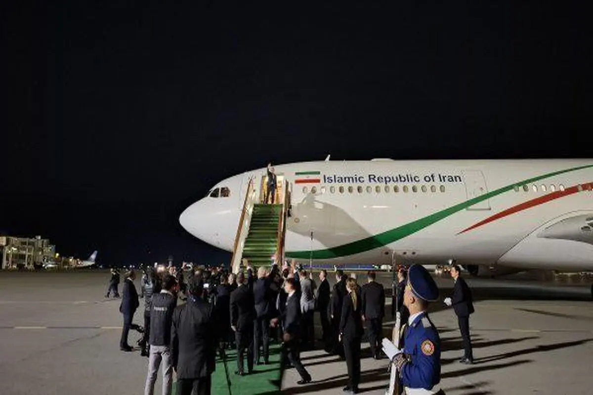 پزشکیان باکو را به مقصد تهران ترک کرد