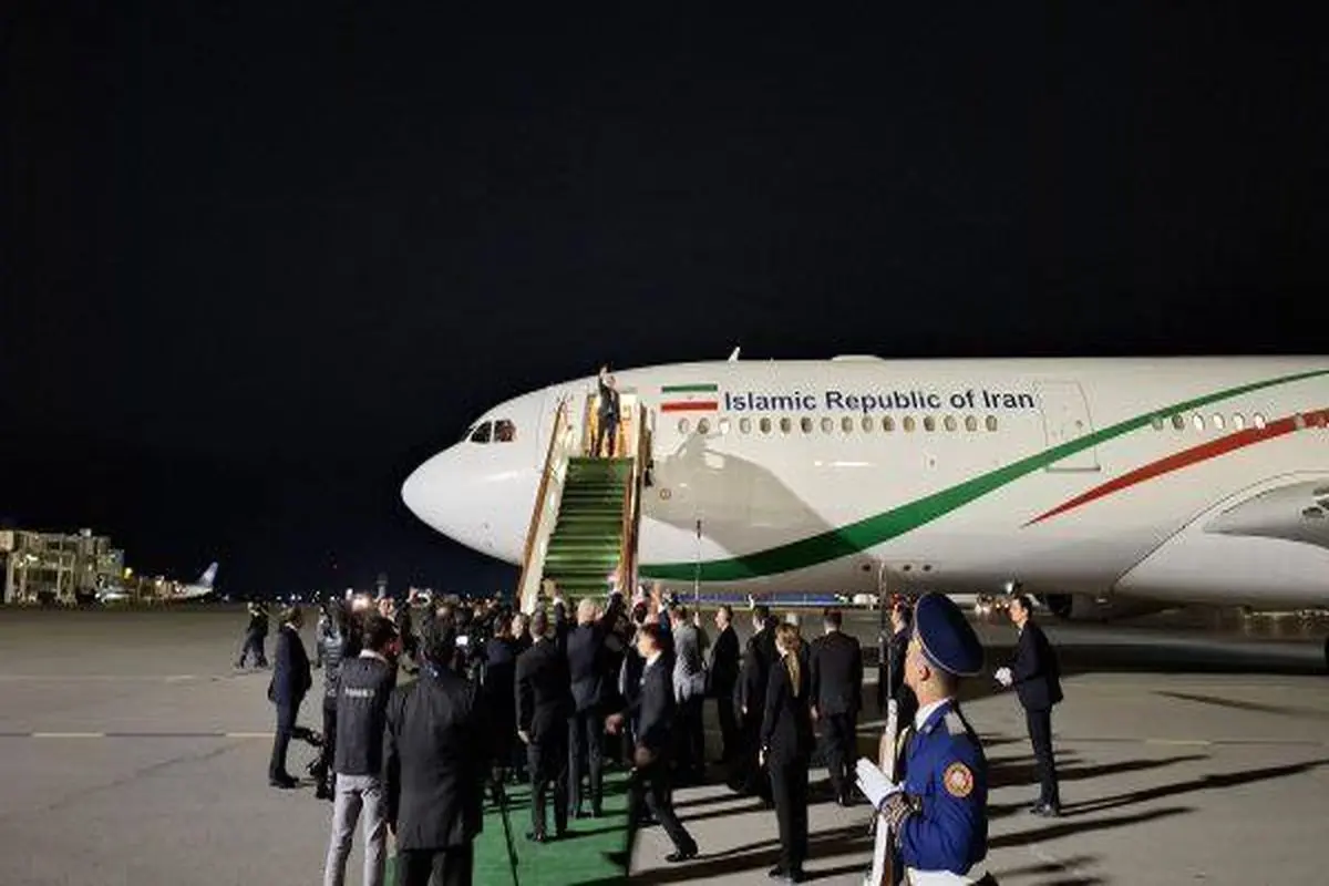 پزشکیان باکو را به مقصد تهران ترک کرد