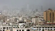 خیزش گرد و خاک و کاهش کیفیت هوا در تهران