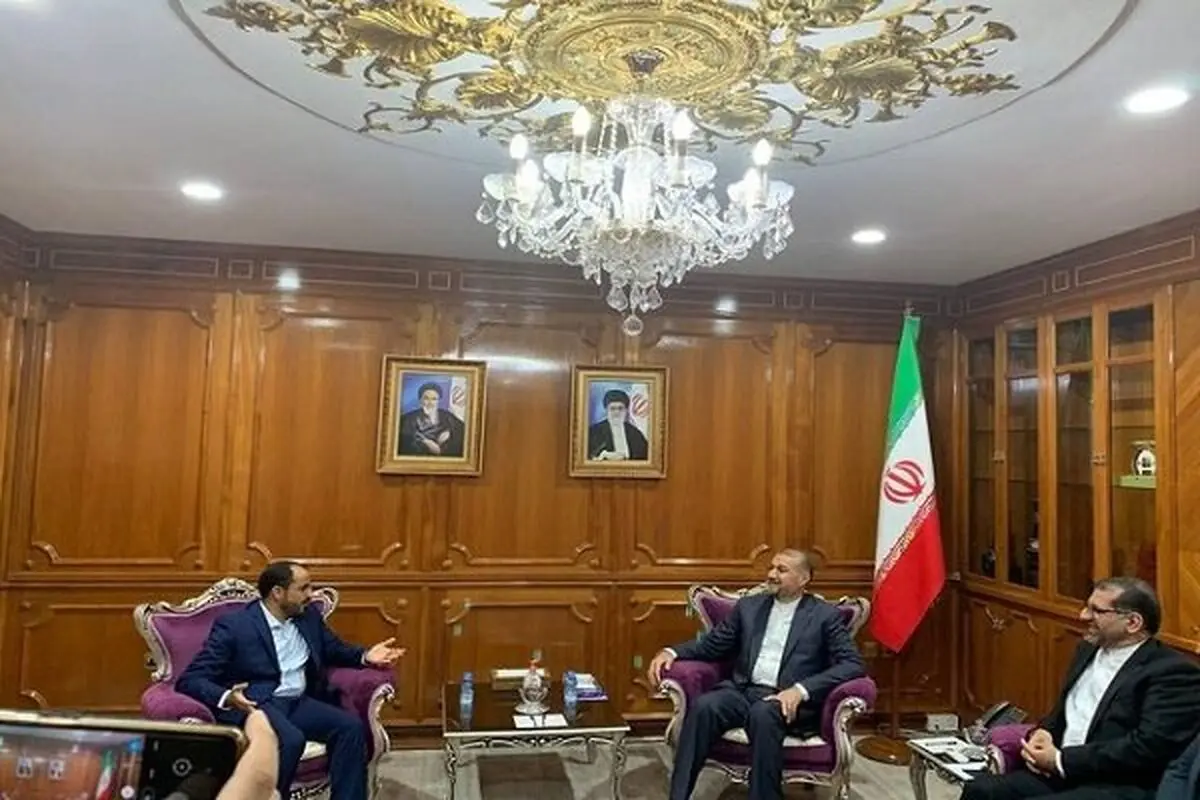 امیر عبداللهیان یلتقی رئیس الوفد الوطنی الیمنی المفاوض