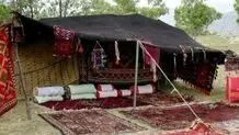 اسکان مسافران نوروزی در سیاه‌چادر عشایر