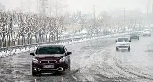 بارش پراکنده باران و برف در برخی نقاط فارس