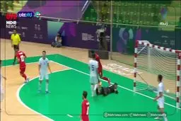  گل اول تیم ملی فوتسال ایران به ازبکستان را ببینید + ویدیو