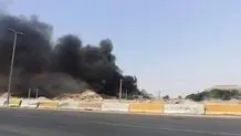 بلندشدنِ دود در شرق بندرعباس/ ویدیو