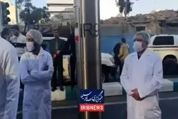 دانشمندان هسته‌ای به مراسم ۱۳ آبان رفتند + فیلم