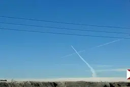 آزمایش موشکی در چند نقطه ایران+ ویدئو
