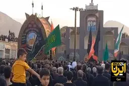 آیین سنتی نخل برداری در تفت یزد+ ویدئو