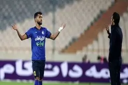 هافبک استقلال بازی با ملوان را از دست داد