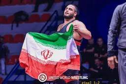 فردین هدایتی کشتی‌گیر مازندرانی قهرمان جهان شد