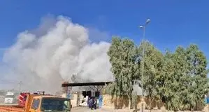 حریق شرکت پالایش نفت ایوانکی/  علت بروز حادثه در دست بررسی است