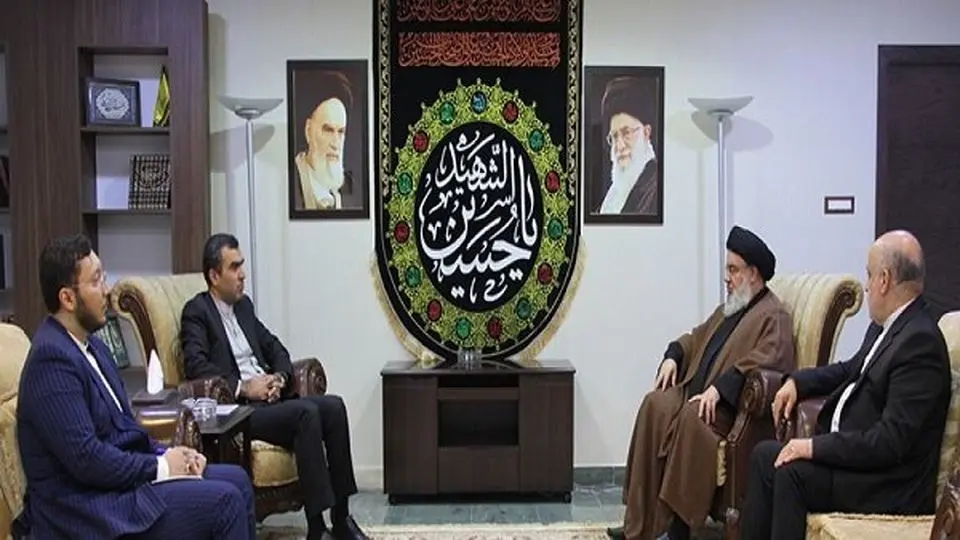 Iranian diplomats meet Hezbollah chief in Beirut