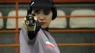 هانیه رستمیان در رده چهارم تپانچه ۲۵ متر جهان ایستاد