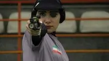 هانیه رستمیان در رده چهارم تپانچه ۲۵ متر جهان ایستاد