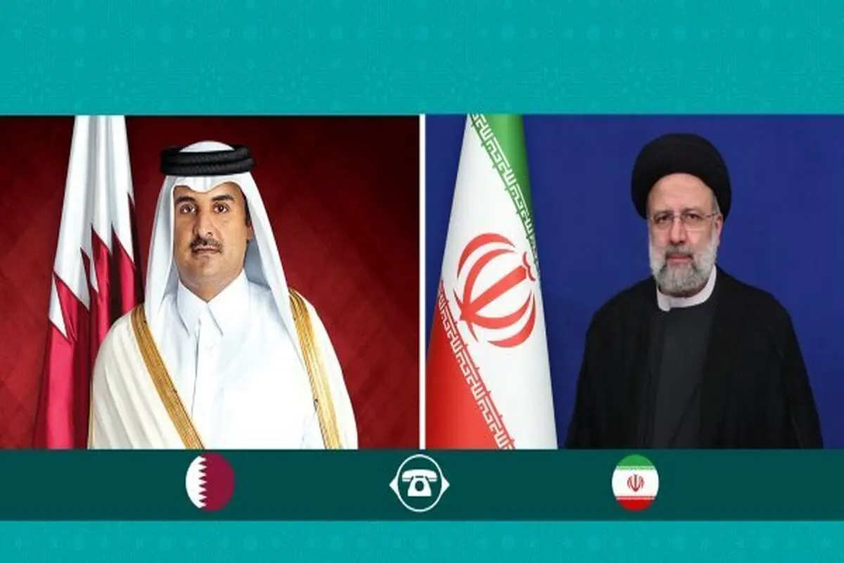 گفتگوی رئیسی با امیر قطر درباره درباره قطع آب و برق در غزه و استفاده از بمب های فسفری 