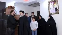 درخواست رئیسی از ۴ خانواده شهید امنیت

