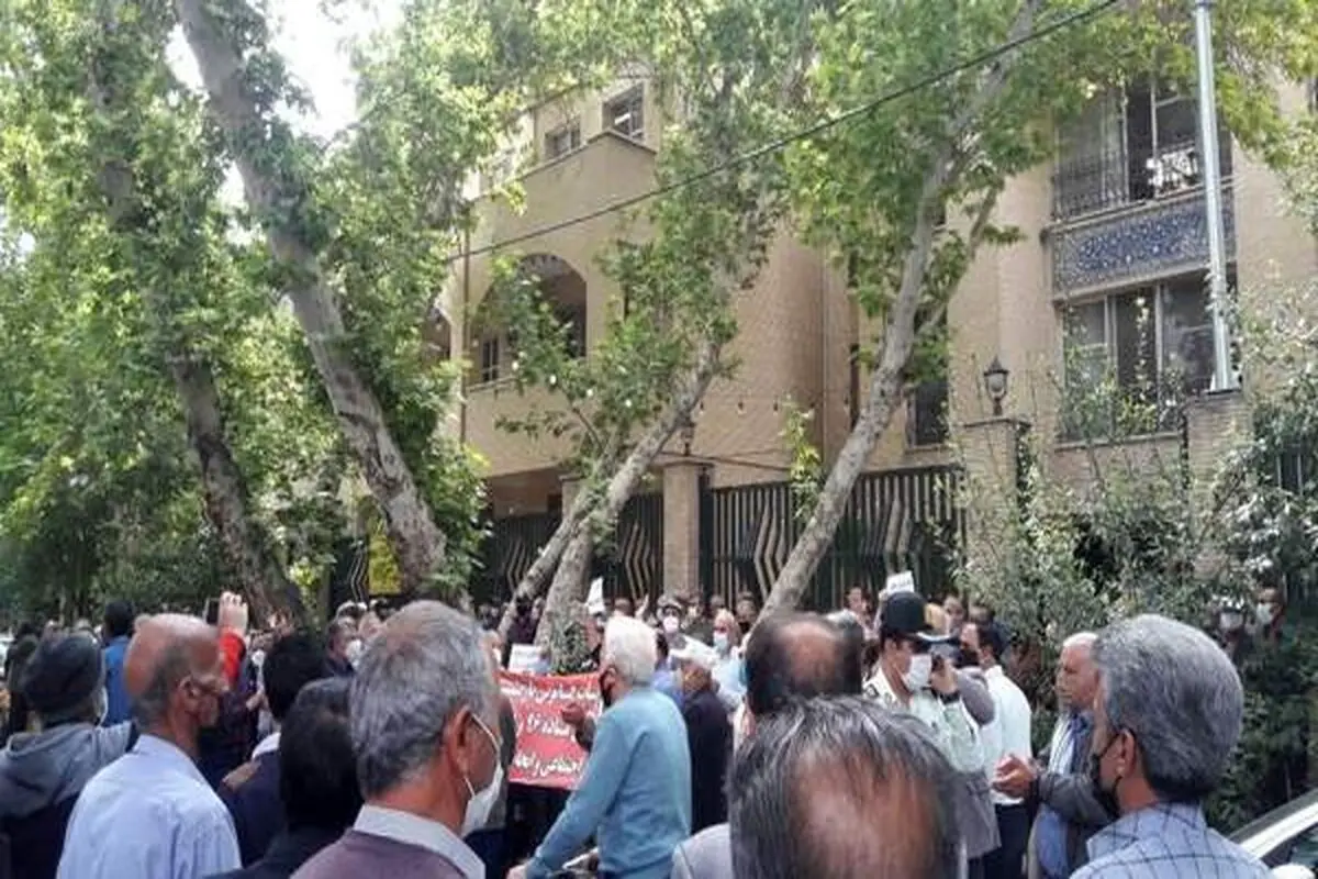 تجمع بازنشستگان تامین اجتماعی در برخی شهرها