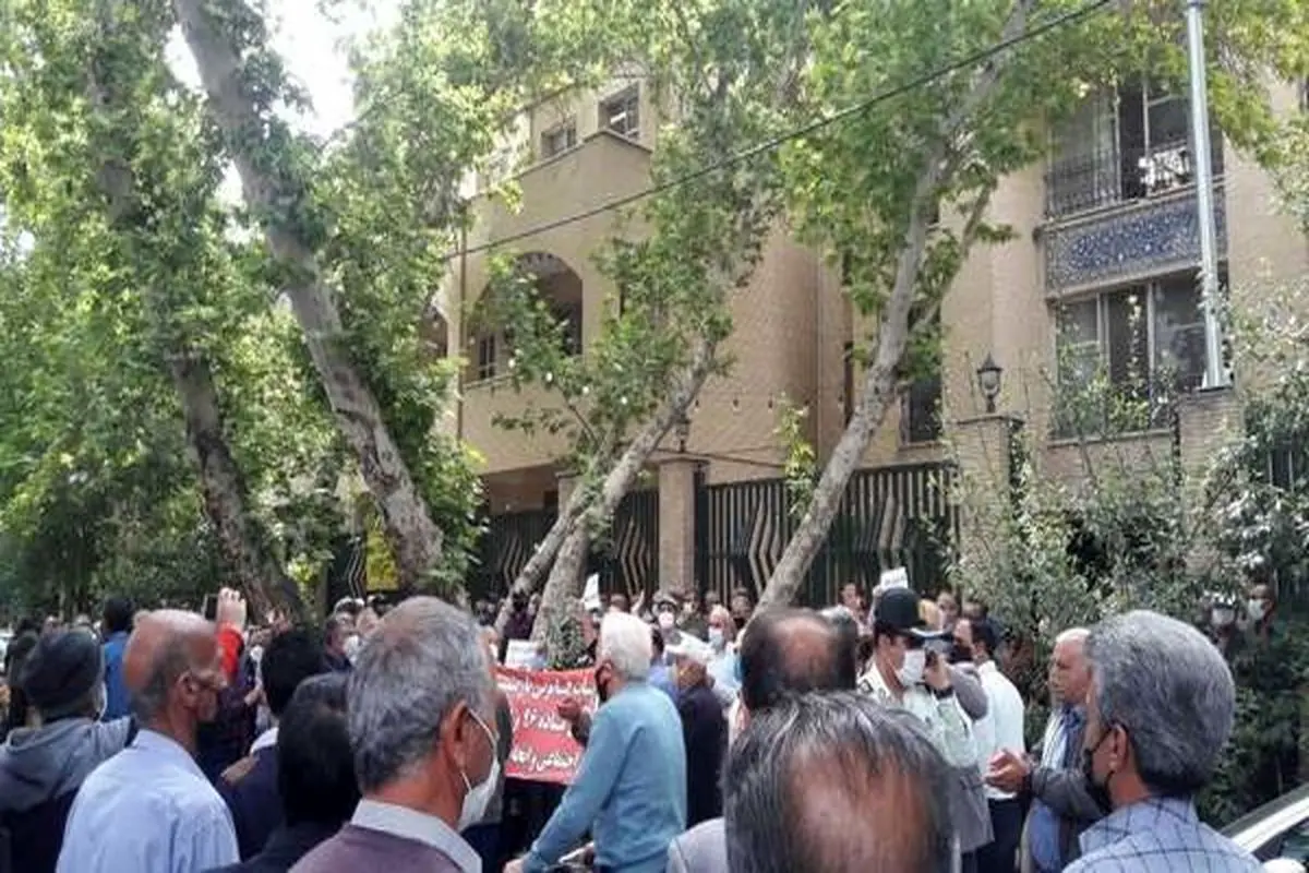 تجمع بازنشستگان تامین اجتماعی در برخی شهرها