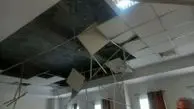 ریزش سقف ۲ کلاس در کرمانشاه/ ۱۱ دانشجو مصدوم شدند + عکس