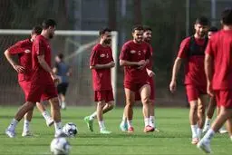 تمرین پرسپولیس مصدوم به جا گذاشت