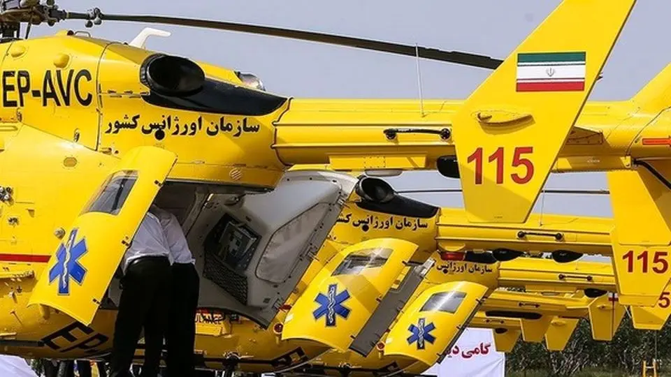 نجات نوزاد یک روزه با اورژانس هوایی در آذربایجان غربی