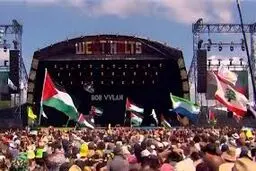مرگ بر اسرائیل در جشنواره موسیقی / پلیس انگلستان پرونده تشکیل داد+ویدئو