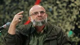 عضو جنجالی انصار حزب‌الله در مراسم گرامیداشت یک سردار سپاه + عکس