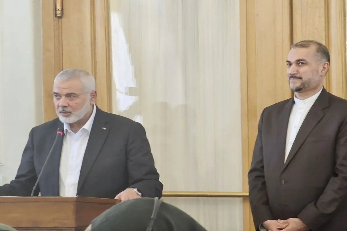 هنیه: ایران در صف اول حمایت از فلسطین ایستاده است

