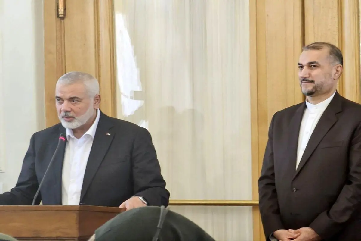 هنیه: ایران در صف اول حمایت از فلسطین ایستاده است

