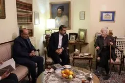 دیدار وزیر با مهدی محقق   