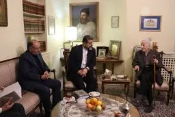 دیدار وزیر با مهدی محقق   