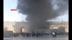 علت آتش سوزی در حرم مطهر رضوی چه بود؟ 