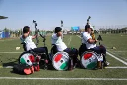 نشان خوش‌رنگ طلا به تیم کامپوند پارا تیراندازی با کمان میکس ایران رسید