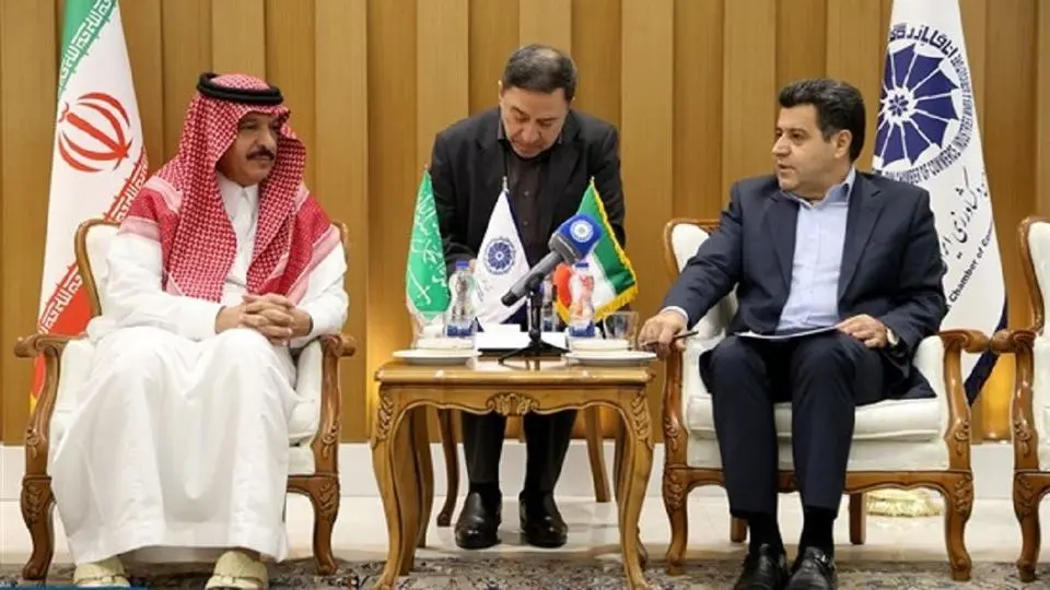 دیدار سفیر عربستان و رئیس اتاق ایران
