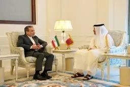 عراقچی به دیدار امیر قطر رفت 