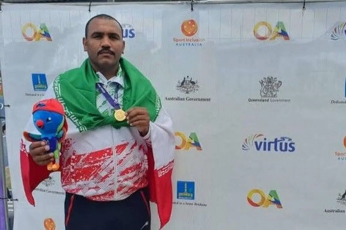 لاعب إیرانی یحصد المیدالیة الذهبیة فی ألعاب القوى للمعاقین ببطولة آسیا والمحیط الهادئ 