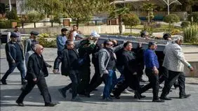 گزارش تصویری از خاکسپاری همایون ارشادی + عکس