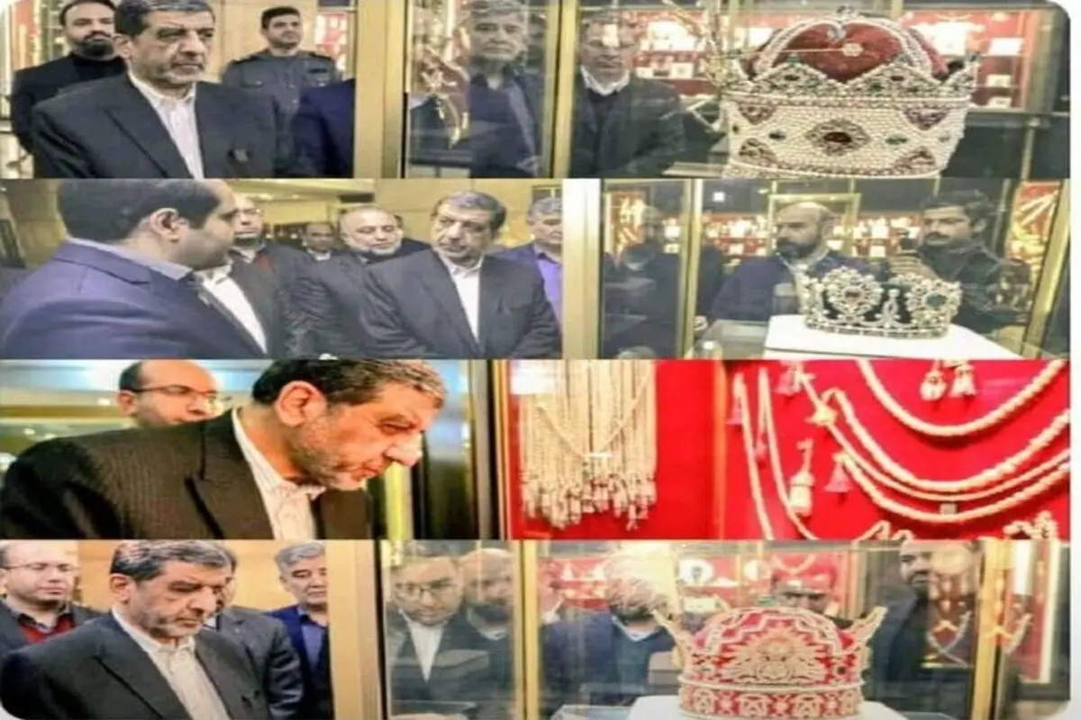 دو تاج سلطنتی در گنجینه بانک مرکزی است