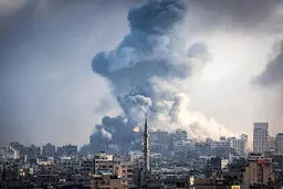 تصویری دردناک از قبل و بعد غزه پس از بمباران/ ویدئو
