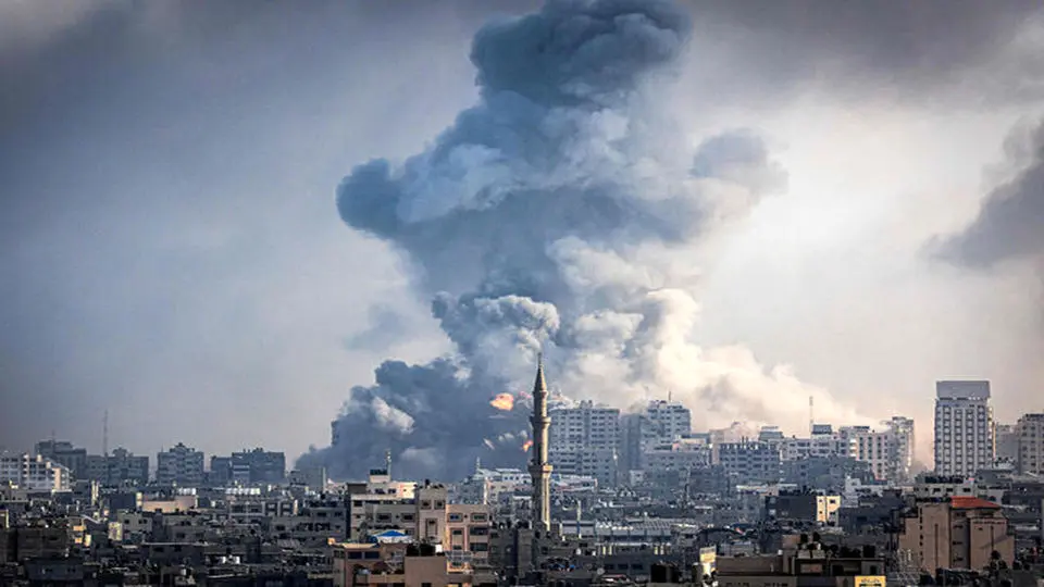 تصویری دردناک از قبل و بعد غزه پس از بمباران/ ویدئو
