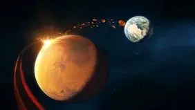 امشب مریخ را کنار ماه ببینید