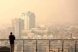 آلودگی هوا در ۹ شهر به وضعیت قرمز رسید