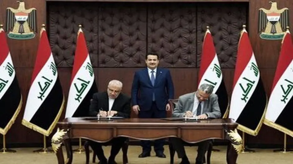 واکنش «فارس» به نبود پرچم ایران در مراسم قرارداد با عراق