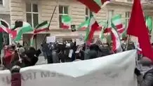 راهپیمایی ضد ترامپ و جنگ آمریکا و رژیم اسرائیل علیه ایران در وین پایتخت اتریش + ویدئو